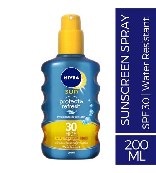 Nivea Sun Protect and Refresh Invisible Cooling Spray SPF-30